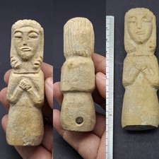Antique Ancient Old Bactrain Era Stone Deity Figure - 3rd millennium picture