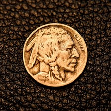 (ITM-8401) 1925-D Buffalo Nickel ~ Fine+ (F / FN+) Cndtn ~ COMBINED SHIPPING picture