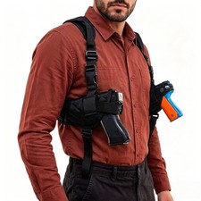 Tactical Underarm Shoulder Gun Holster for Pistol Gun Concealed Carry Adjustable picture