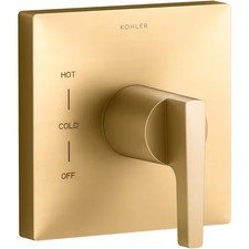 Kohler Honesty 1-Handle Valve Trim Kit Vibrant Brushed Moderne Brass TS99761 picture