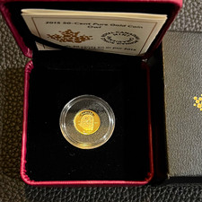 2015 Canada Gold Owl 1/25oz Commemorative Coin with Box and COA picture