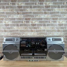 Sharp GF-858 Searcher-W Radio Cassette Recorder BOOMBOX Tested Working Japan picture