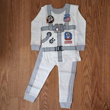Baby Gap Girls Boys Unisex Astronaut Space Costume Pajamas Toddler Play NWT picture