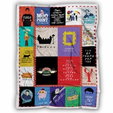 FRIENDS TV Show Blanket, American sitcom TV series Fleece, Sherpa Blanket Gifts picture