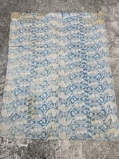 1900s, Vintage Japanese Kimono Fabric Indigo Blue, BORO,襤褸,浅葱色,162cm×128cm picture