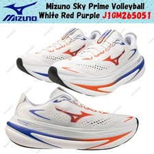 Mizuno Sky Prime Volleyball White Red Purple J1GM265051 Men's Size picture