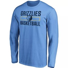 Memphis Grizzlies Men's Iconic Box Tech Long Sleeve Tee - New With Tags picture