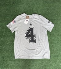 Nike Salute To Service Dak Prescott Dallas Cowboys Name/Number Shirt Size XL picture