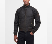 BARBOUR INTERNATIONAL STEVE MCQUEEN MERCHANT WAX JACKET in Olive  KING OF COOL picture