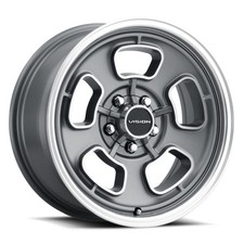 Vision Wheel 148 Shift 15x8 5x5.0 -19mm Satin Gray/Machined 148-5873SGMF-19 picture