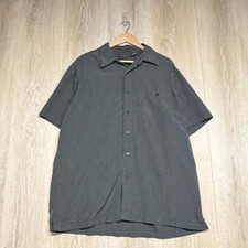 Haggar Men's Grey and Green Shirt picture