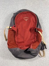Osprey Daylite Backpack Red Charcoal Grey Hiking Travel Daypack AirScape 13L picture