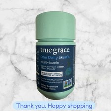 True Grace One Daily Men’s Multivitamin Fermented Minerals 30 Vegan Tablets NEW picture