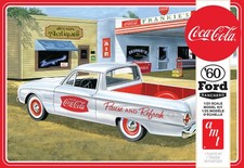 AMT 1189 1960 Ford Ranchero Coca-Cola 1/25 Model Kit w/Ice Chest New Sealed picture