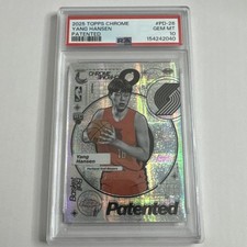 2025 Topps Chrome Yang Hansen Patented PSA 10 SSP Low Pop picture