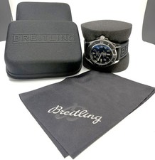 Breitling Superocean A17364 42mm 1500m Black Bezel Auto Rubber Strap picture