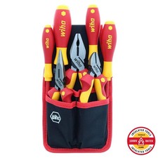 Wiha Insulated Industrial Pliers and Screwdriver Set - 7 Piece Set picture