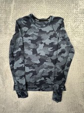 Lululemon It's Rulu Run Shirt Women 10 Heritage Camo LW3FJRS picture