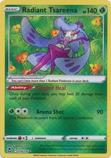 Holo Radiant Tsareena 016/195 Radiant Rare SWSH12: Silver Tempest picture
