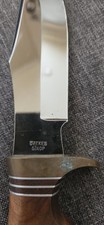 Custom Hand Made Ozeke Knife with leather sheath picture