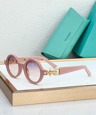 Tiffany Style Round Sunglasses - HardWear Design Luxury Retro Women's Eyewear picture