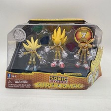 2010 Jazwares Sonic the Hedgehog Super Pack w/ 7 Emeralds TRU Exclusive Rare New picture