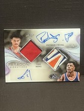2025 Leaf Pearl Paragon Signatures Yao Ming Patrick Ewing Auto Patch Dual #2/2 picture