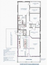 Complete Construction Plans PDF Small lot 55+ 3BR 2B 1390 SF Opt CP Excellent picture