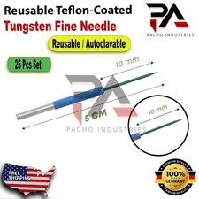 Ellman Teflon Coated Tungsten Fine Needles 25/Box Non-Stick 5cm Needles New Tips picture