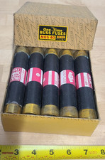 BUSSMANN NOS-40 ONE-TIME FUSES 40A/600V (LOT OF 10) NOS  picture