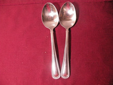 Set Of 2 Teaspoons Reed and Barton KENDALL Stainless Steel 6 1/2
