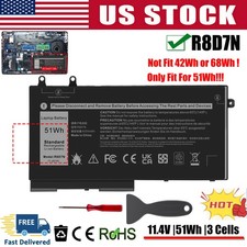 ✅1V1XF 51Wh Battery Replacement for DELL Precision 3540 3550 Latitude 5400 R8D7N picture