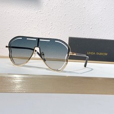 Linda Farrow 134‑0‑140 Oversized Pilot Sunglasses Unisex Trendy Street Shades picture