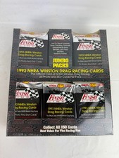 1993 Finish Line NHRA Winston Drag Racing Sealed Box w/25 Jumbo Packs John Force picture