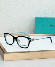 Tiffany & Co. TF2266F Eyeglasses Black Tiffany Blue Silver HardWear Frame 51mm picture