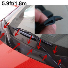 5.9 ft H-Shape For Land Rover Front Windshield Panel Seal Strip Moulding Trim picture