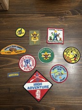 Assortment Of Boy Scout Badges Lot Of 10 picture