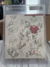 1991-92 Detroit Red Wings Signed Christmas Card Beckett picture
