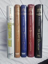 Percy Jackson & The Olympians by Rick Riordan 5-Book Hardcover Fantasy Set picture