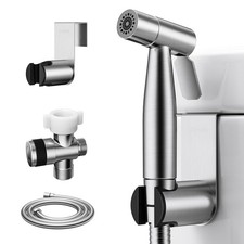 Stainless Steel Brushed Nickel Bidet Sprayer with Shattaf Adapter and Hose picture