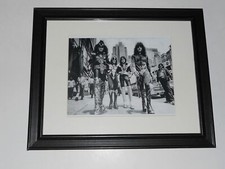 Large Framed  Kiss Ace, Gene, Paul, Peter 1976 Destroyer Promo City Pic 24