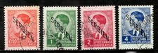 1941 Serbia, WWII German Occupation  Sc# 2N2 2N3 2N5 2N7 - Used stamps Cv$18.50 picture