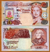 GIBRALTAR, 10 pounds, 2006, QEII, P-32, UNC picture
