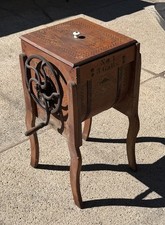 Antique Standard Churn Co. 5 Gal Butter Churn Self Stand No. 1 Wapakoneta Ohio picture