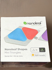 Nanoleaf Shapes Mini Triangles Smarter Kit Multicolor - 5 Light Panels NIB picture