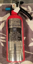 GM Fire Extinguisher 66-72 Vintage Tag 