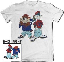 Bugs Bunny Taz Kris Kross Backward Close T-Shirt picture