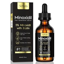 5% Minoxidil Beard Growth Oil + Derma Roller Hair Growth Serum Biotin &Collagen picture