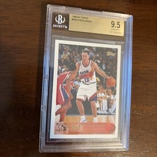 1996-97 Topps Steve Nash #182 RC Rookie BGS 9.5 GEM MINT 🔥 picture