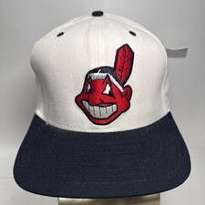 VTG Rare NWT 1995 CLEVELAND INDIANS New Era SnapBack Wahoo MLB Collectible Hat picture